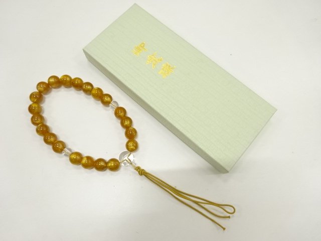 JAPANESE KIMONO / UNUSED PRAYER BEADS